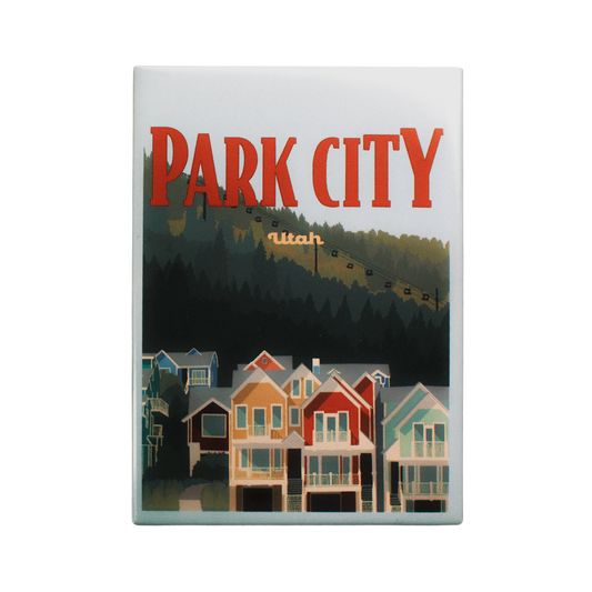 Park City Downtown Fridge Magnet (Pack of 12)