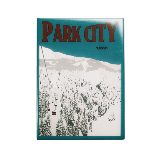 Park City Utah Winter Fridge Magnet (Pack of 12)