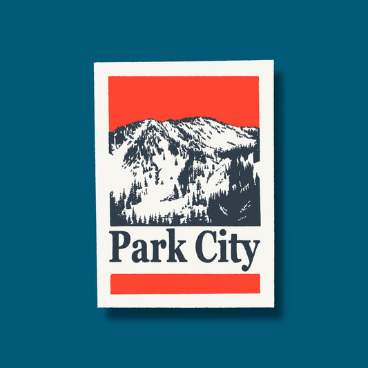 Park City RED Sticker