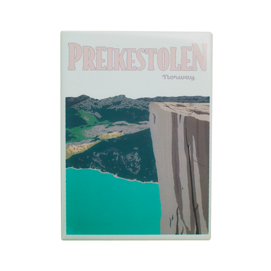Preikestolen Norway Fridge Magnet (Pack of 12)