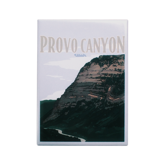 Provo Canyon Utah Fridge Magnet (Pack of 12)