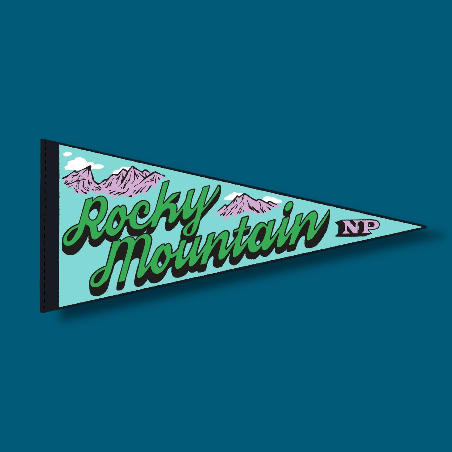 Rocky Mountain Pennant Sticker