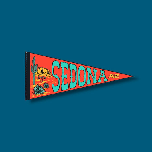Sedona Arizona Pennant Sticker