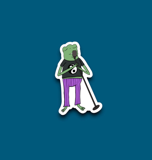 Singin’ Frog Sticker (Pack of 12)
