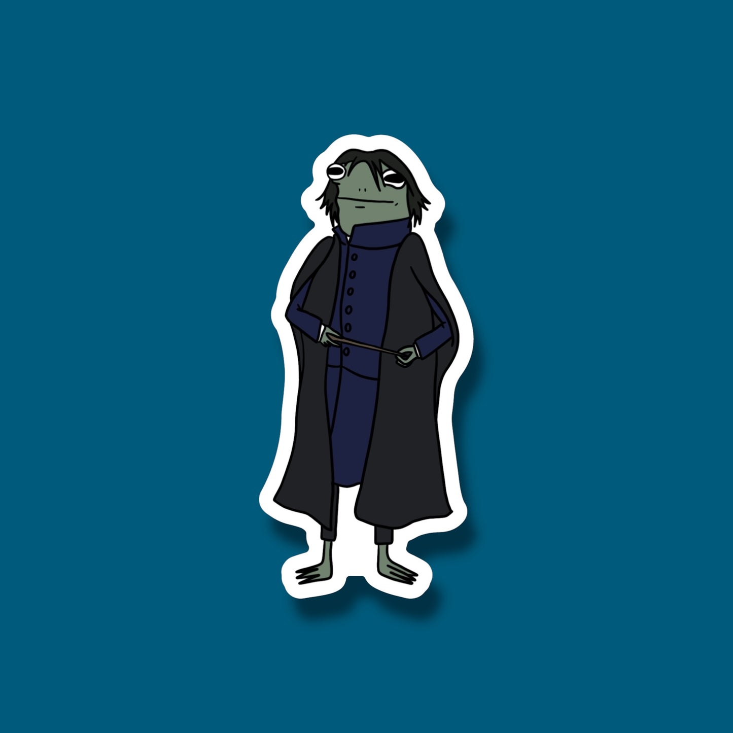 Professor Snape Frog Sticker